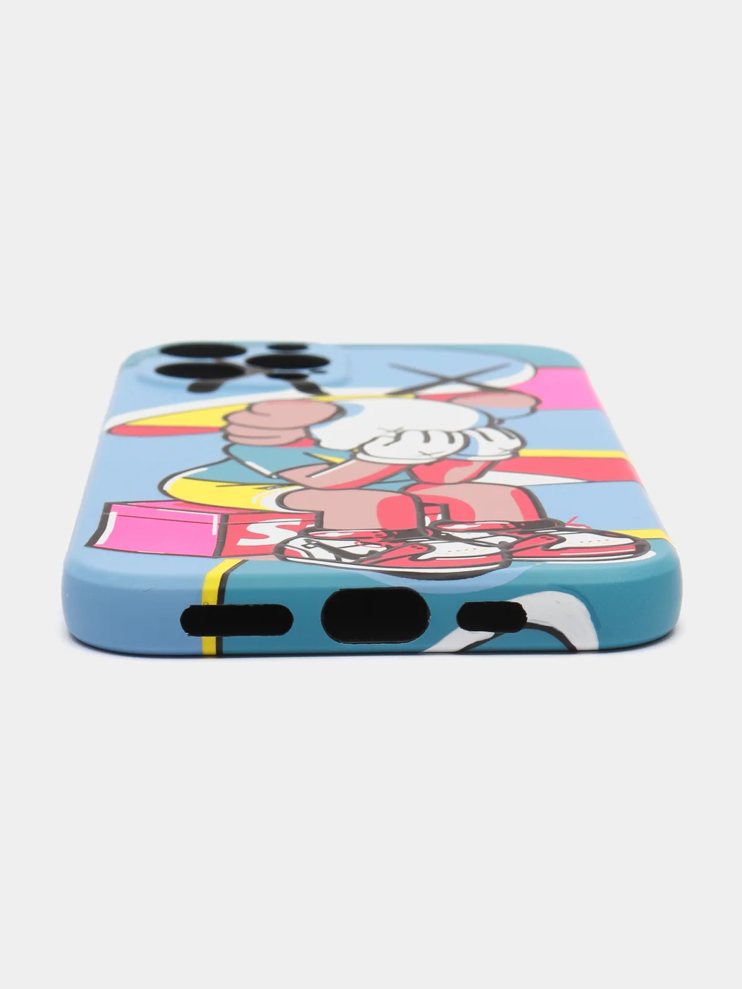 Синий чехол для iPhone 12 Pro KAWS