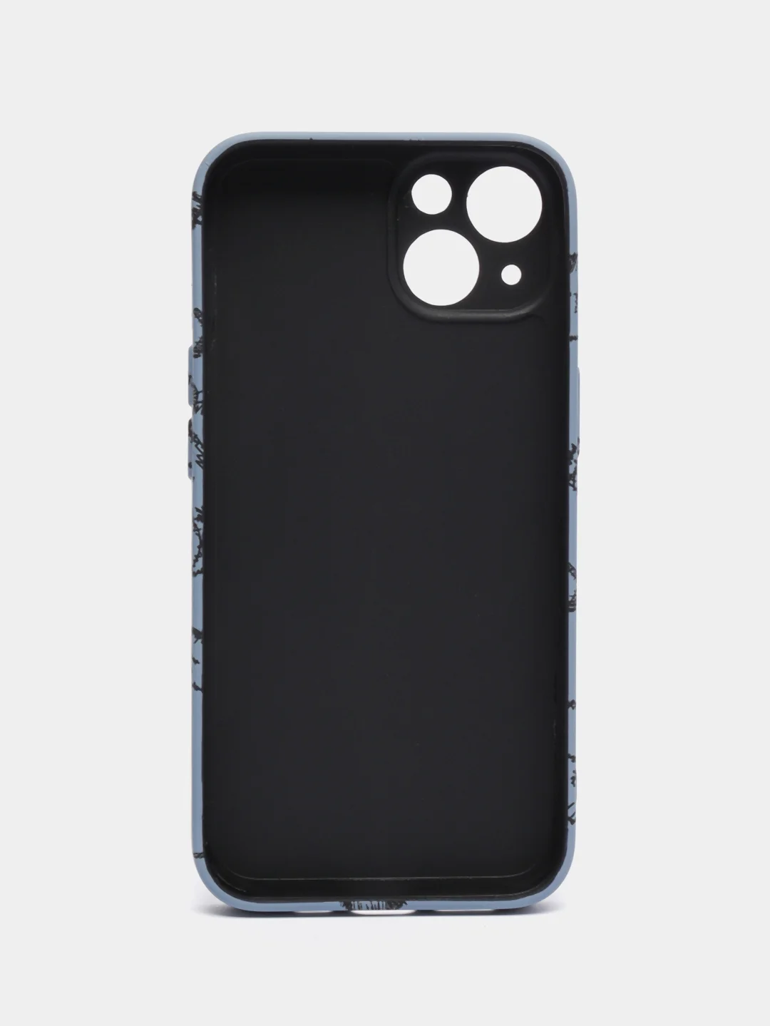 Небесно-голубой чехол KAWS для iPhone 13