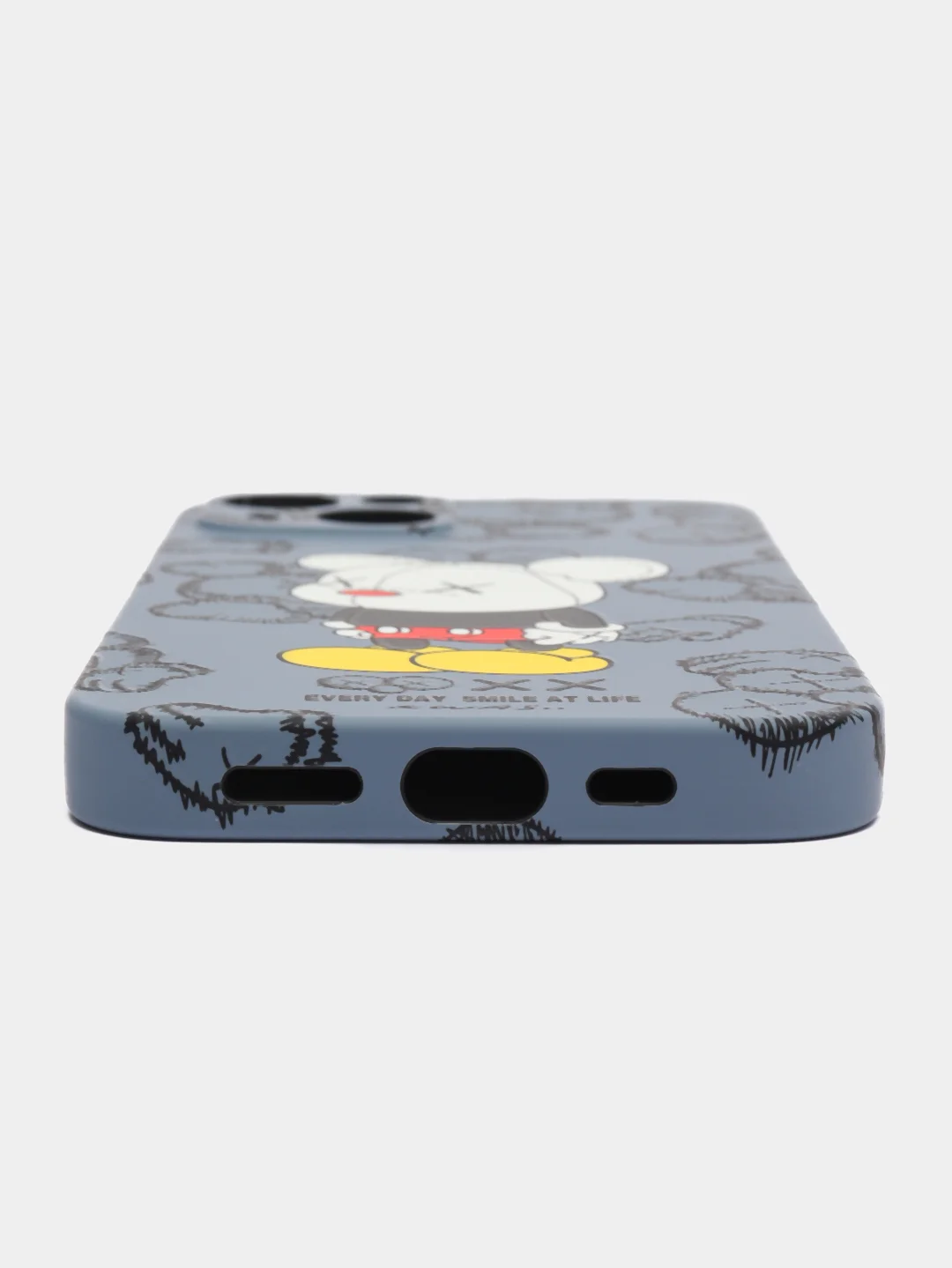 Небесно-голубой чехол KAWS для iPhone 13
