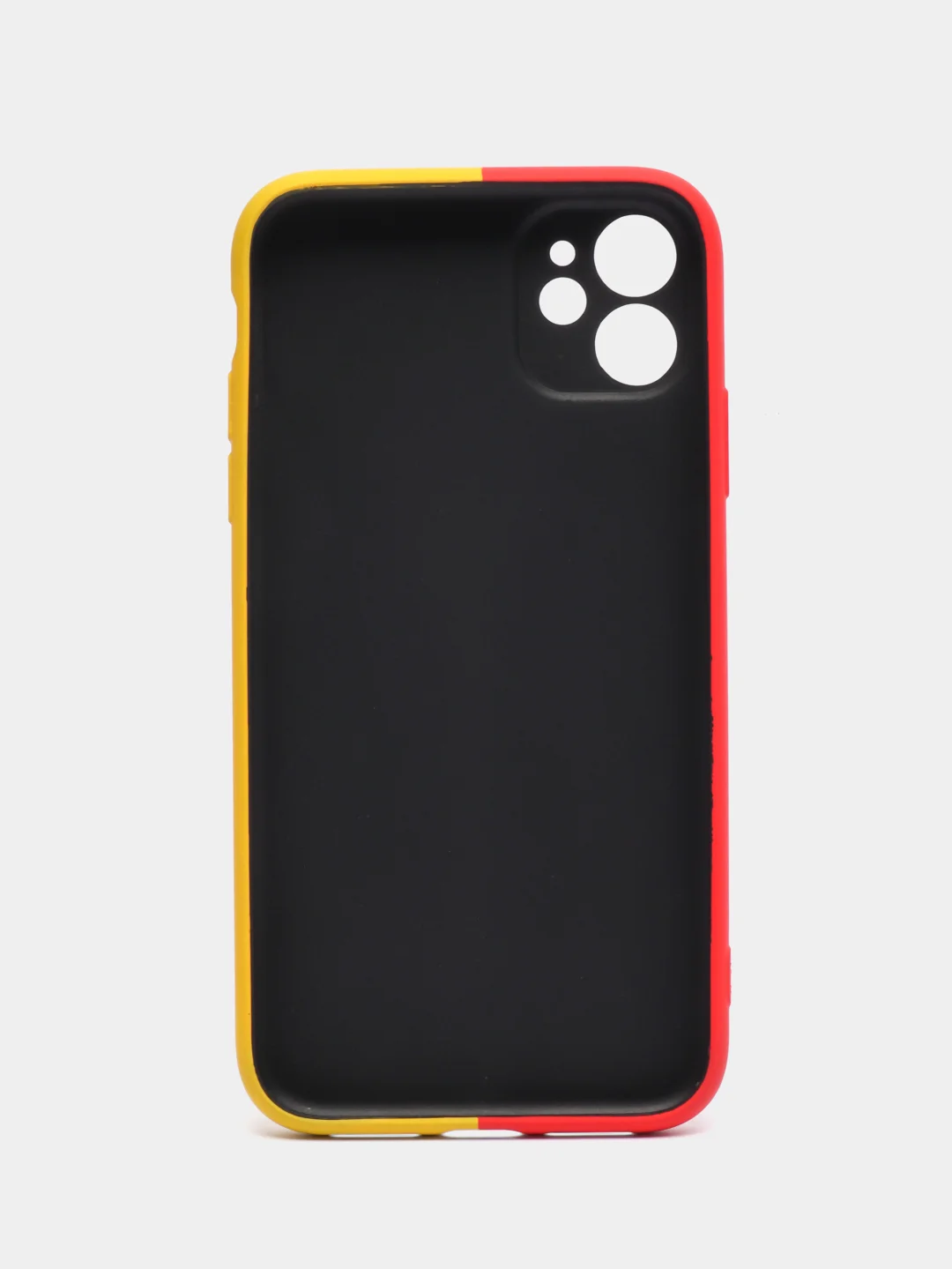 Желтый чехол для iPhone 11 KAWS