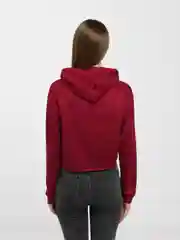 Бордовый джемпер с капюшоном, женский