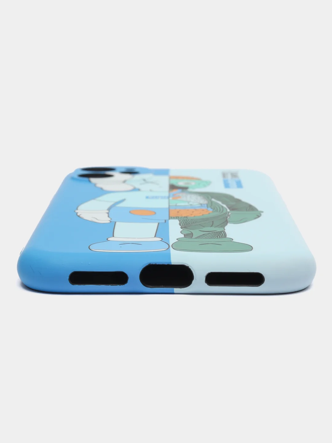 Голубой чехол для iPhone 11 KAWS