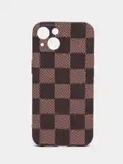 Тёмно-коричневый чехол KAWS для iPhone 13