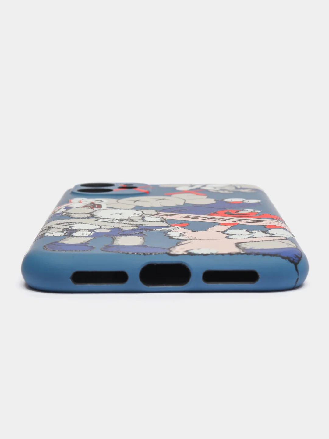 Синий меланж чехол для iPhone 11 KAWS