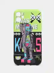 Лайм чехол для iPhone 11 KAWS