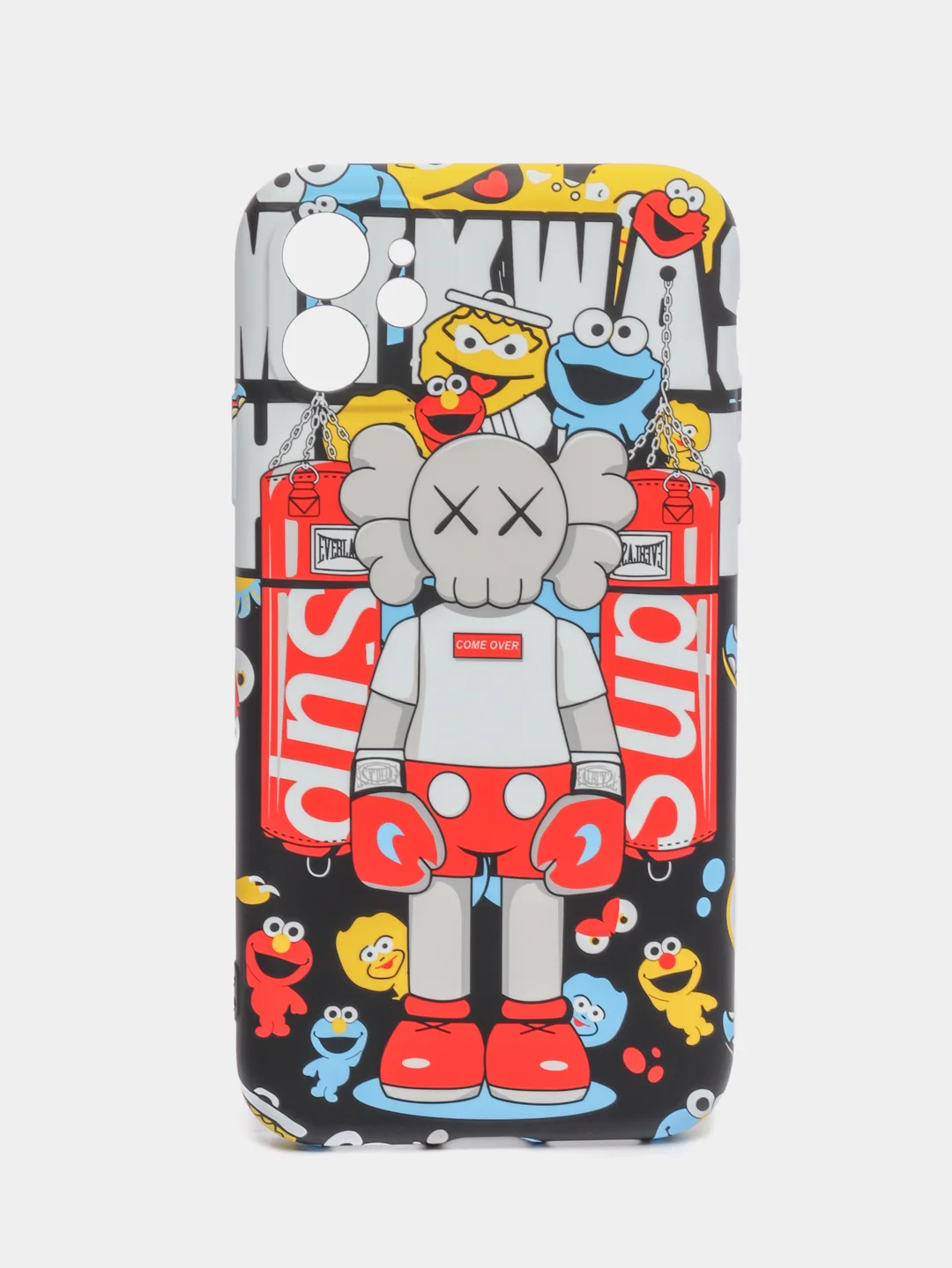 Красный чехол для iPhone 11 KAWS