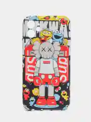Красный чехол для iPhone 11 KAWS