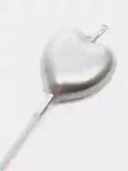 Серый металлик свечи для торта "Звезда", "Сердце", 3 штуки