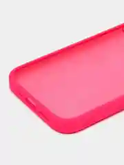 Фуксия чехол Silicone Case для iPhone 13 Pro с закрытым низом