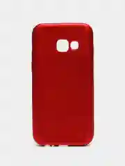 Красный cиликоновый чехол на Samsung Galaxy A3(2017)