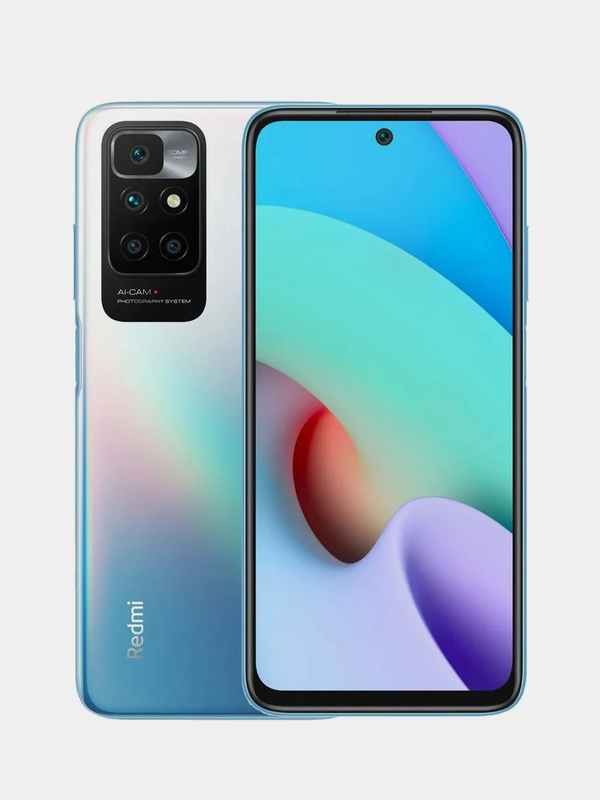Смартфон Xiaomi Redmi 10 2022, 4/64 Gb, синий