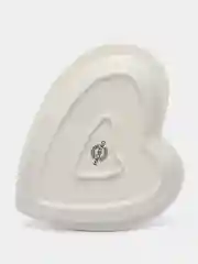 Блюдо фарфоровое Magistro "Сердце", 17,5 х 20 см, цвет белый