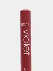 Карандаш-помада для губ Violet, матовый, с точилкой, набор из 12 штук