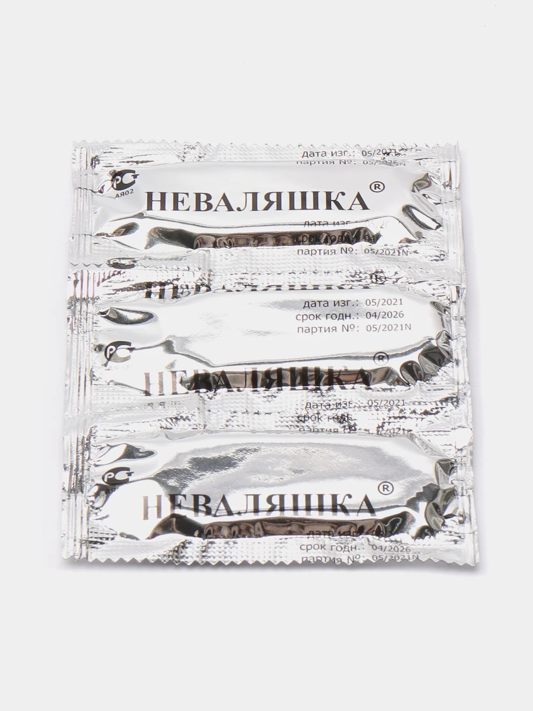 Лавандовый презервативы "Неваляшка" с ароматом клубники, 3 штуки
