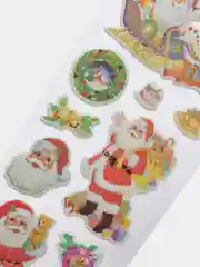 Зеленый наклейки новогодние объемные