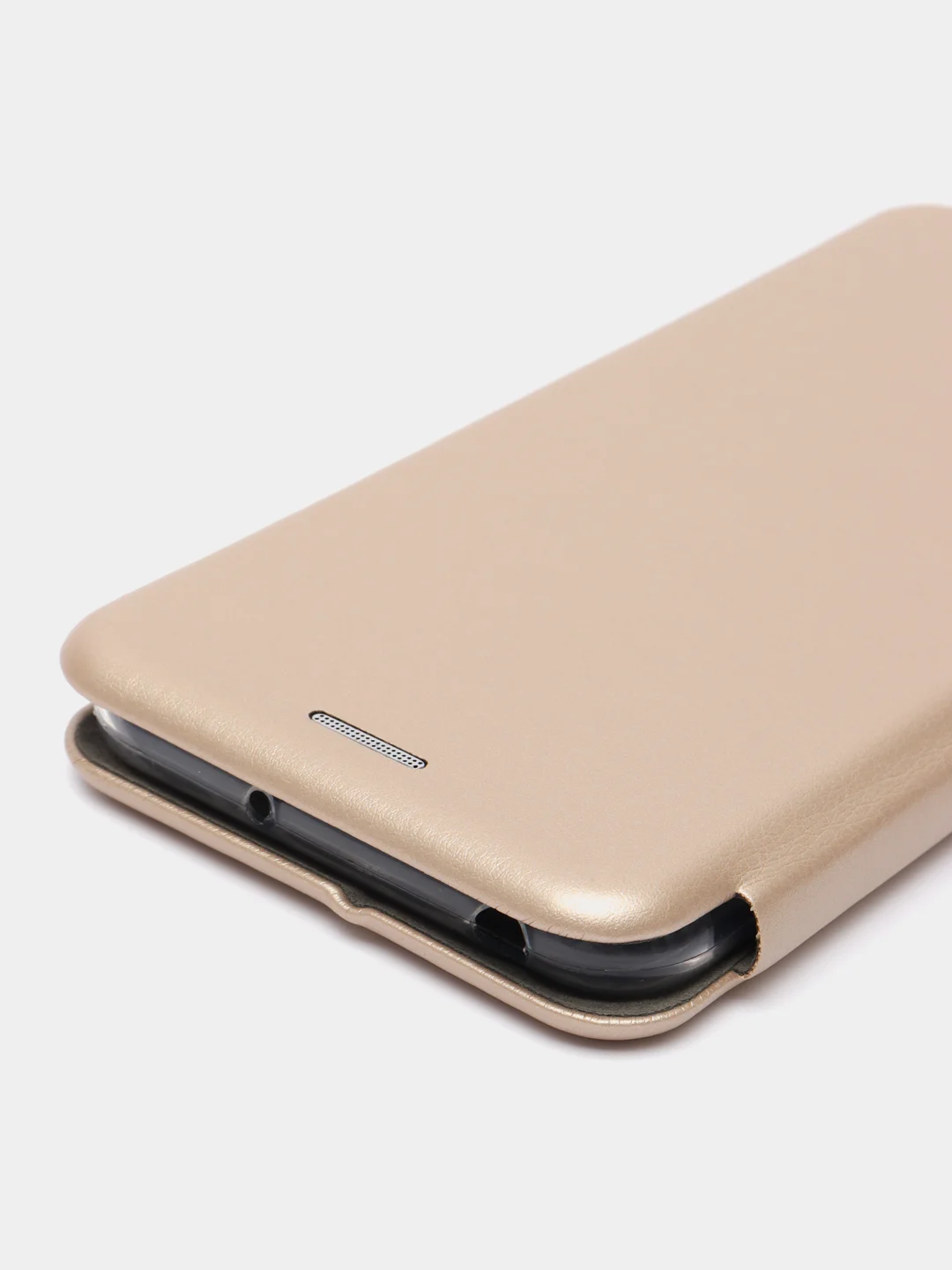 Золотой чехол-книжка для Huawei Honor 8A (Хуавей Хонор 8 А), 8A Prime, Y6 2019, Y6s, , из экокожи