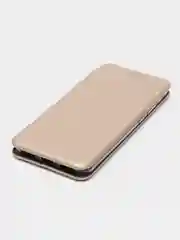 Золотой чехол-книжка для Huawei Honor 8A (Хуавей Хонор 8 А), 8A Prime, Y6 2019, Y6s, , из экокожи