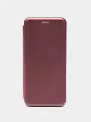 Бордовый чехол-книжка для Realme C21 (Реалми С21)