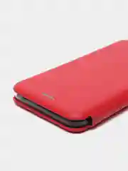 Красный чехол-книжка для Huawei Honor 9 lite из экокожи