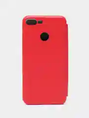 Красный чехол-книжка для Huawei Honor 9 lite из экокожи