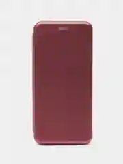 Бордовый чехол книжка для Huawei Honor 9 x (Хонор 9 х), Honor 9x экокожа
