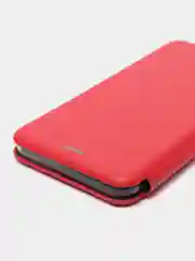 Красный чехол книжка для Realme C11, Реалми С11