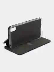 Зеленый чехол-книжка для Huawei Honor 9 A (Хонор 9 А), из экокожи