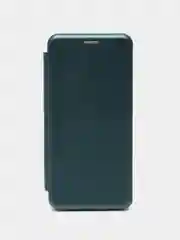 Зеленый чехол-книжка для Huawei Honor 9 A (Хонор 9 А), из экокожи