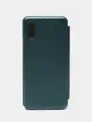 Зеленый чехол-книжка для Huawei Honor 9 A (Хонор 9 А), из экокожи