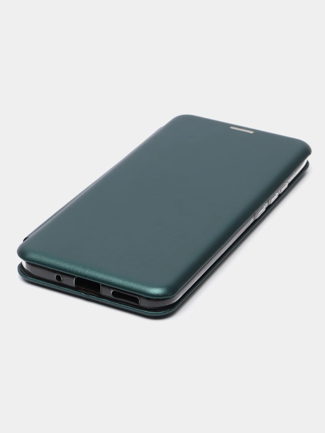 Зеленый чехол-книжка для Huawei Honor 9 A (Хонор 9 А), из экокожи