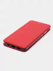Красный чехол-книжка для Xiaomi Redmi Note 8 Pro из экокожи (Редми Ноте 8 Про)