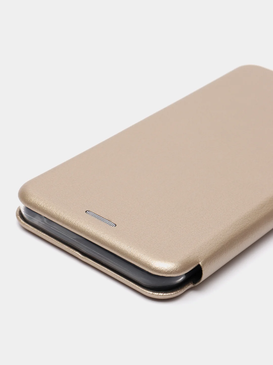 Золотой чехол-книжка для Realme C21 (Реалми С21)