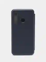 Синий чехол-книжка для Huawei Honor 10 i из экокожи
