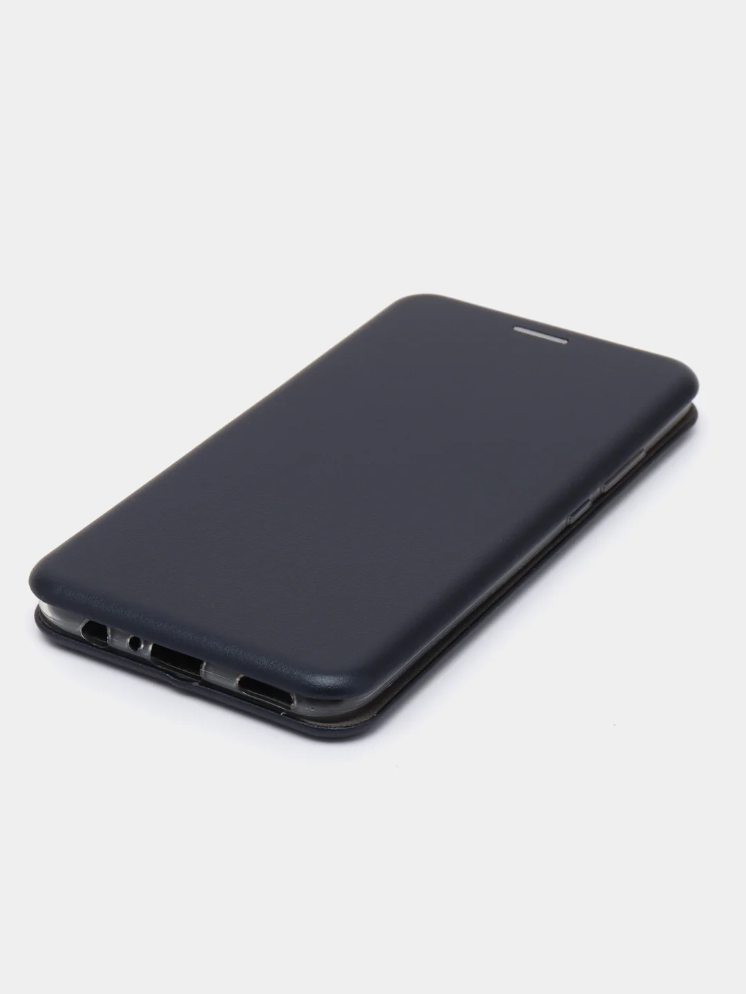 Синий чехол-книжка для Huawei Honor 10 i из экокожи