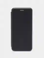 Черный чехол книжка для Huawei Honor 9 x (Хонор 9 х), Honor 9x экокожа