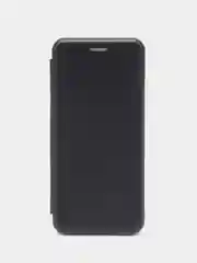 Черный чехол-книжка для Huawei Honor 8A (Хуавей Хонор 8 А), 8A Prime, Y6 2019, Y6s, , из экокожи