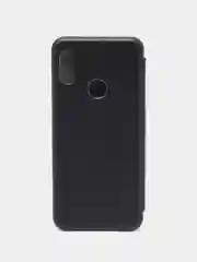 Черный чехол-книжка для Huawei Honor 8A (Хуавей Хонор 8 А), 8A Prime, Y6 2019, Y6s, , из экокожи