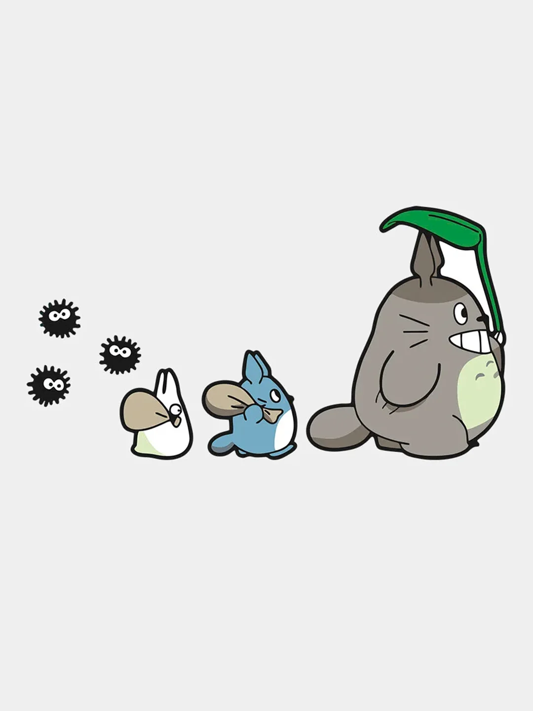 Наклейка аниме Тоторо Чу Чиби (Totoro)