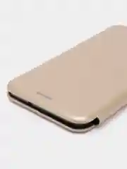 Золотой чехол книжка для Samsung Galaxy A 10 из экокожи Самсунг Гэлакси А 10