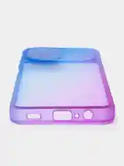 Синий чехол для Samsung Galaxy A12 (Самсунг Гэлакси А12), со шторкой для защиты камеры