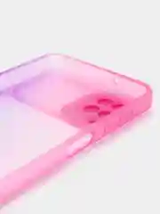 Мятный чехол для Samsung Galaxy A12 (Самсунг Гэлакси А12), со шторкой для защиты камеры