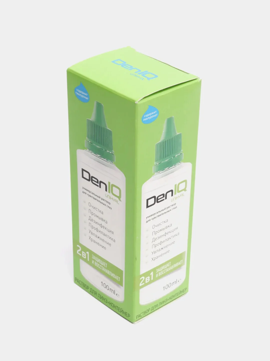 Раствор для контактных линз DenIQ UNIHYAL (100ml)