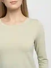 Мятный лонгслив женский, с длинным рукавом