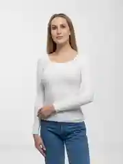 Белый лонгслив женский Aloha