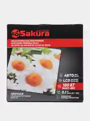 Весы напольные Sakura SA-5072F электронные, орхидеи, до 150 кг