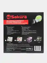 Весы напольные Sakura SA-5072F электронные, орхидеи, до 150 кг