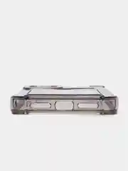 Серый металлик чехол с карманом для карт iPhone XR, 11, 12, 13, 14, Pro, Pro Max, Plus, 7, 8, айфон