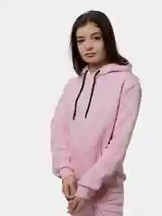 Розовый худи женское
