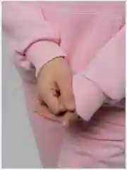 Розовый худи женское