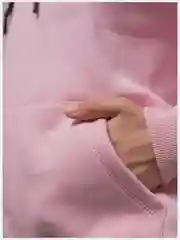 Розовый худи женское